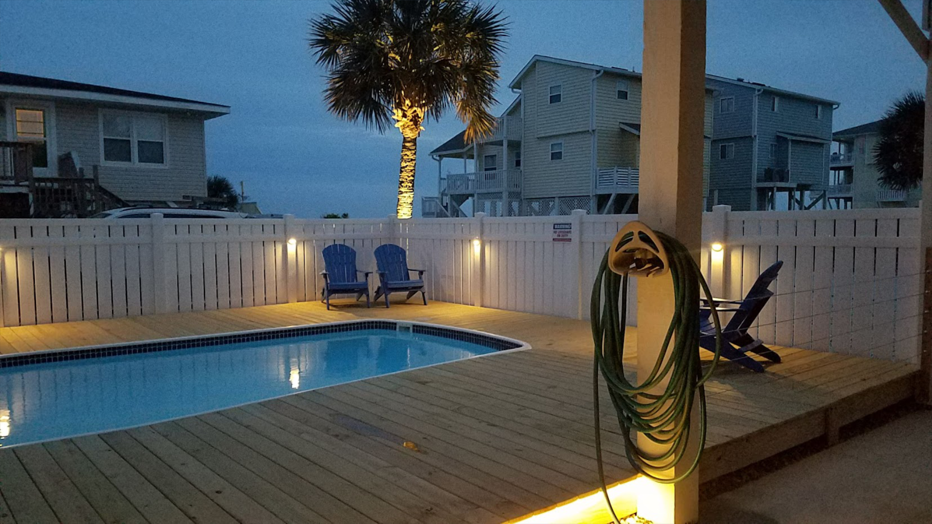 pool outdoor landscape lighting