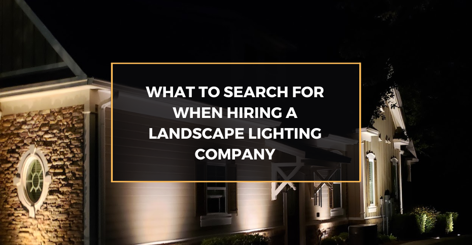 What to Search For When Hiring a Landscape Lighting Company