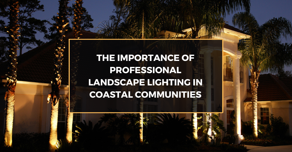 Coastal community landscape lighting