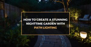 How to Create a Stunning Nighttime Garden with Path Lighting