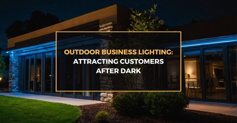 Outdoor Business Lighting: Attracting Customers After Dark